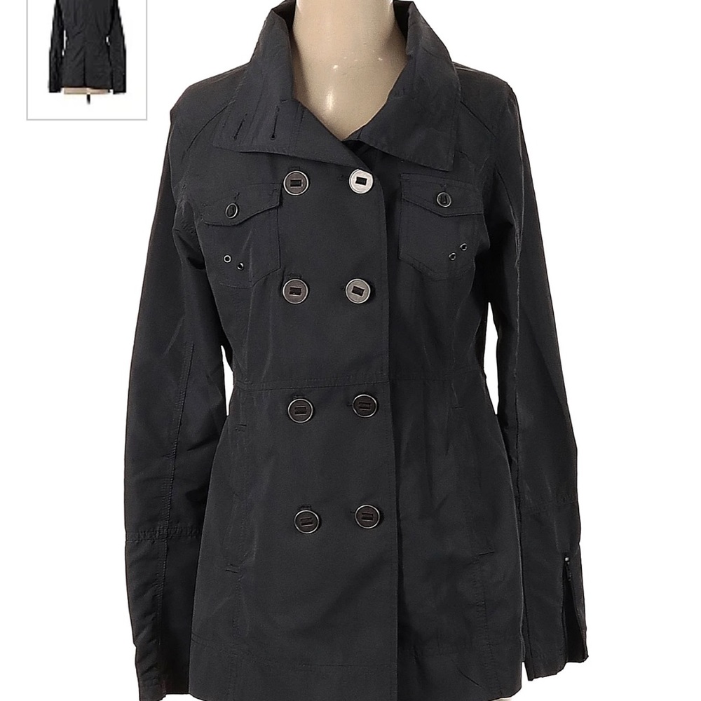 Hurley navy blue pea coat